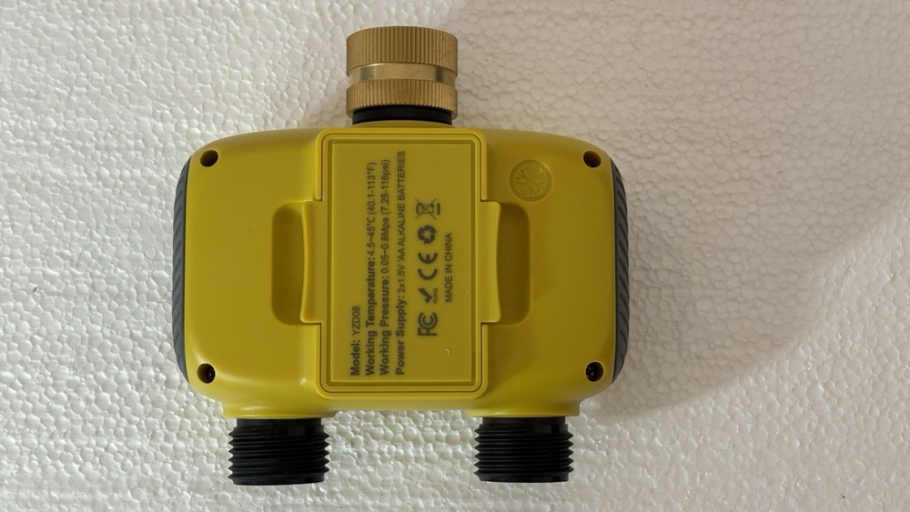 YZD08 Programmable 2-Zone Smart Sprinkler Timer Outdoor Automatic Irrigation