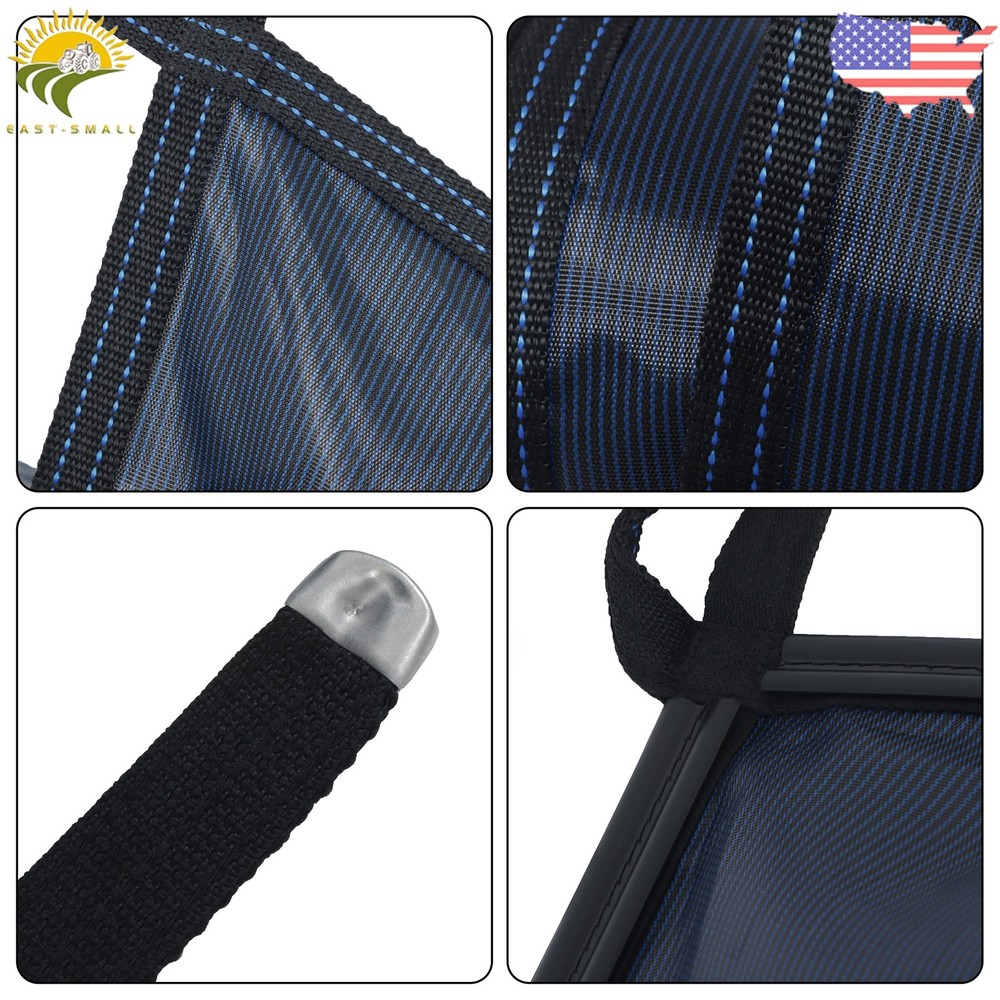Rectangle Inground Pool Safety Cover For 16 x 32FT Blue Mesh Solid With Tools