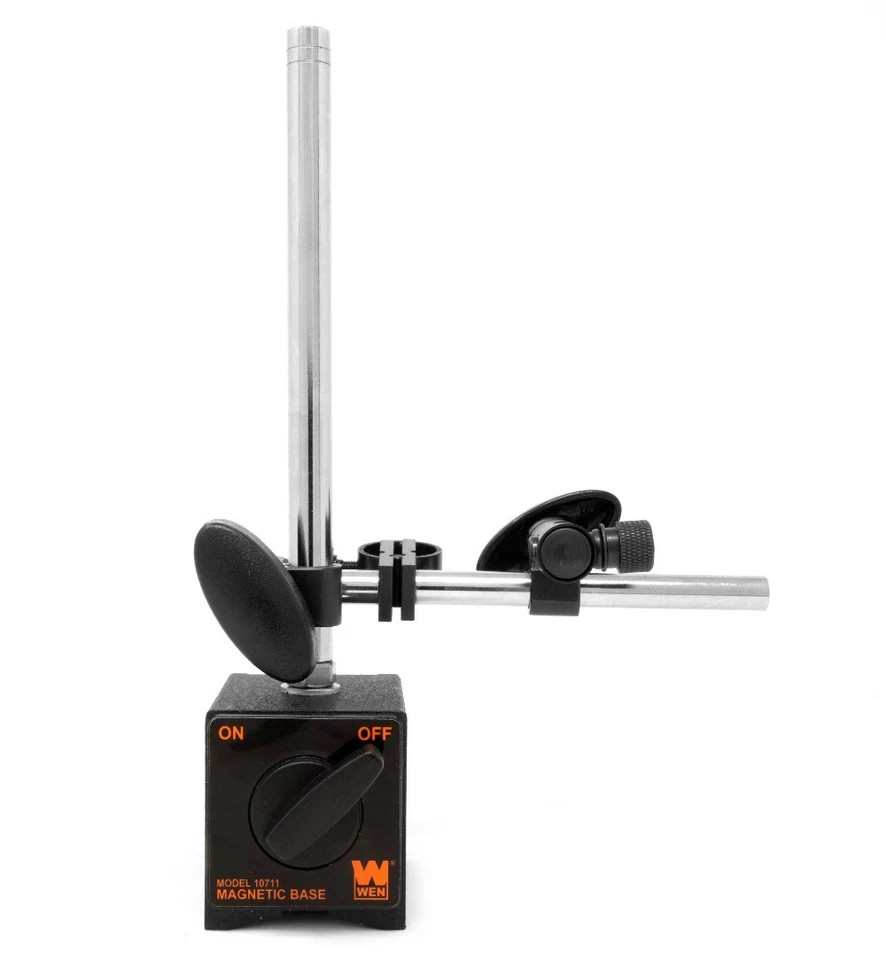 Industrial-Strength Adjustable Magnetic Base for Dial Indicators