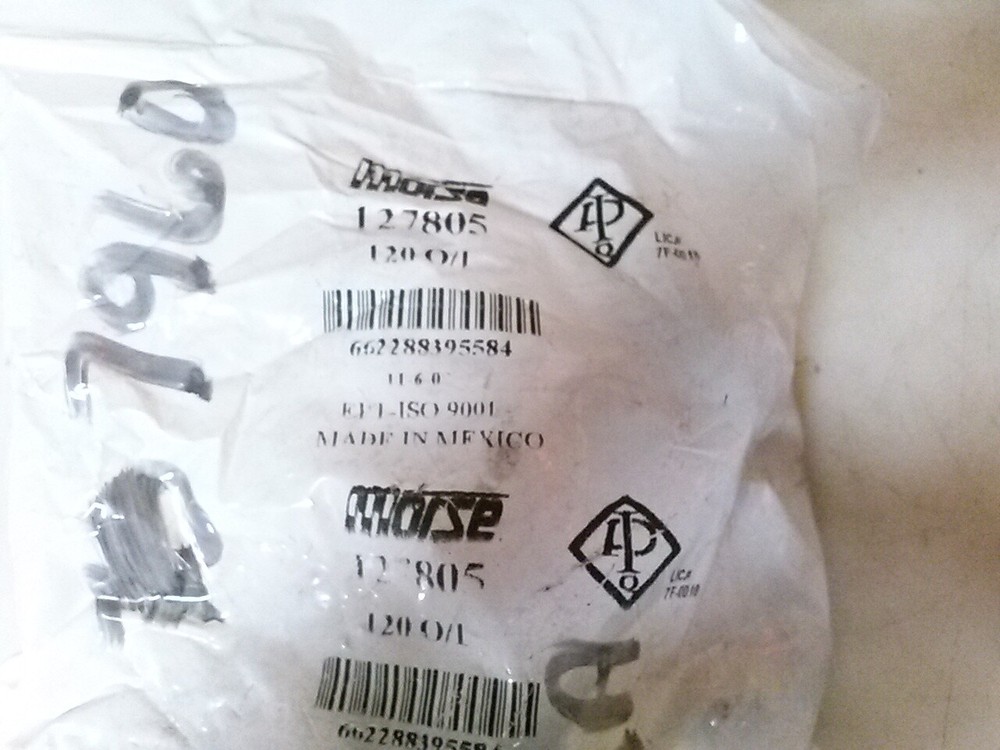 Morse 120 O/L connecting link, made in Mexico.