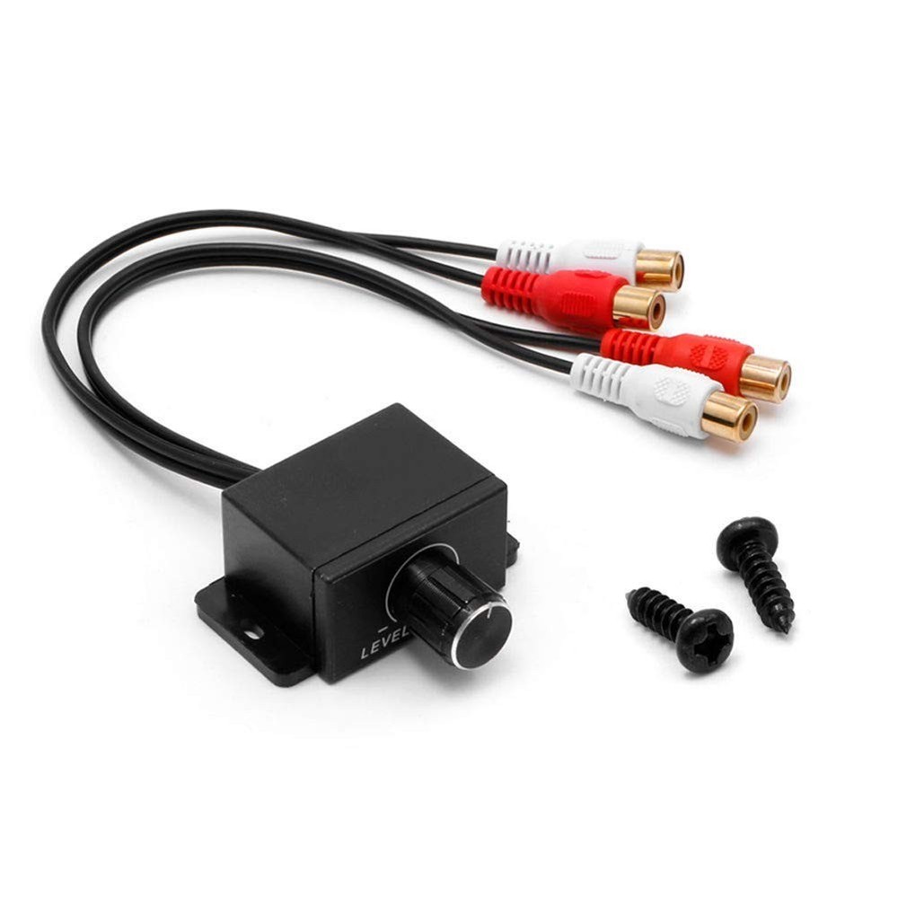 Universal Car RCA Remote Amplifier Level Controller RCA Audio Bass Knob Sub A...