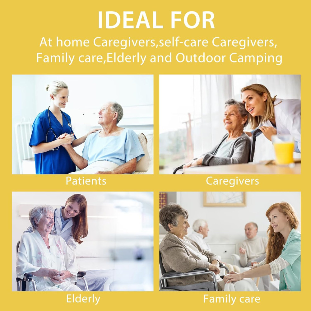 Commode Liners with Absorbent Pads for Bedside Commode, 100 Lemon Scented Bedsid