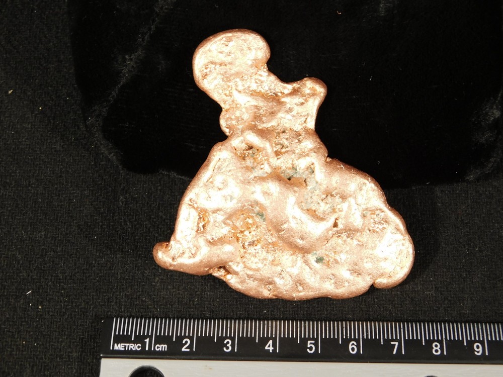 Big! Heavy Solid COPPER NUGGET or Native Copper Float Michigan 130gr