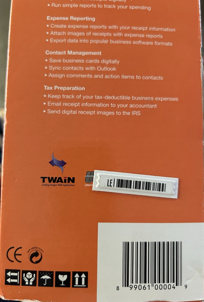 NeatReceipts Scanalizer Mobile Document Scanner Digital Filing System USB PC/Mac