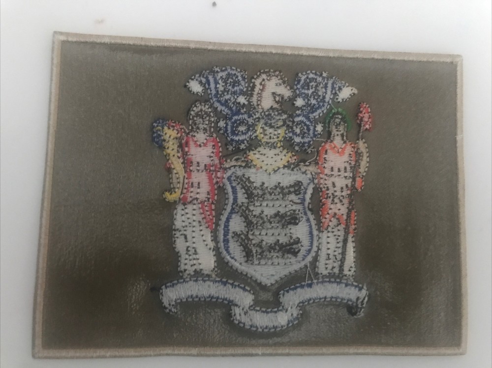 New Jersey State Flag Patch Sew On 🧵