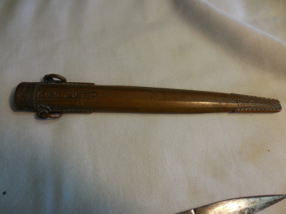 VINTAGE BURMESE DAGGER/DIRK/SIDE KNIFE