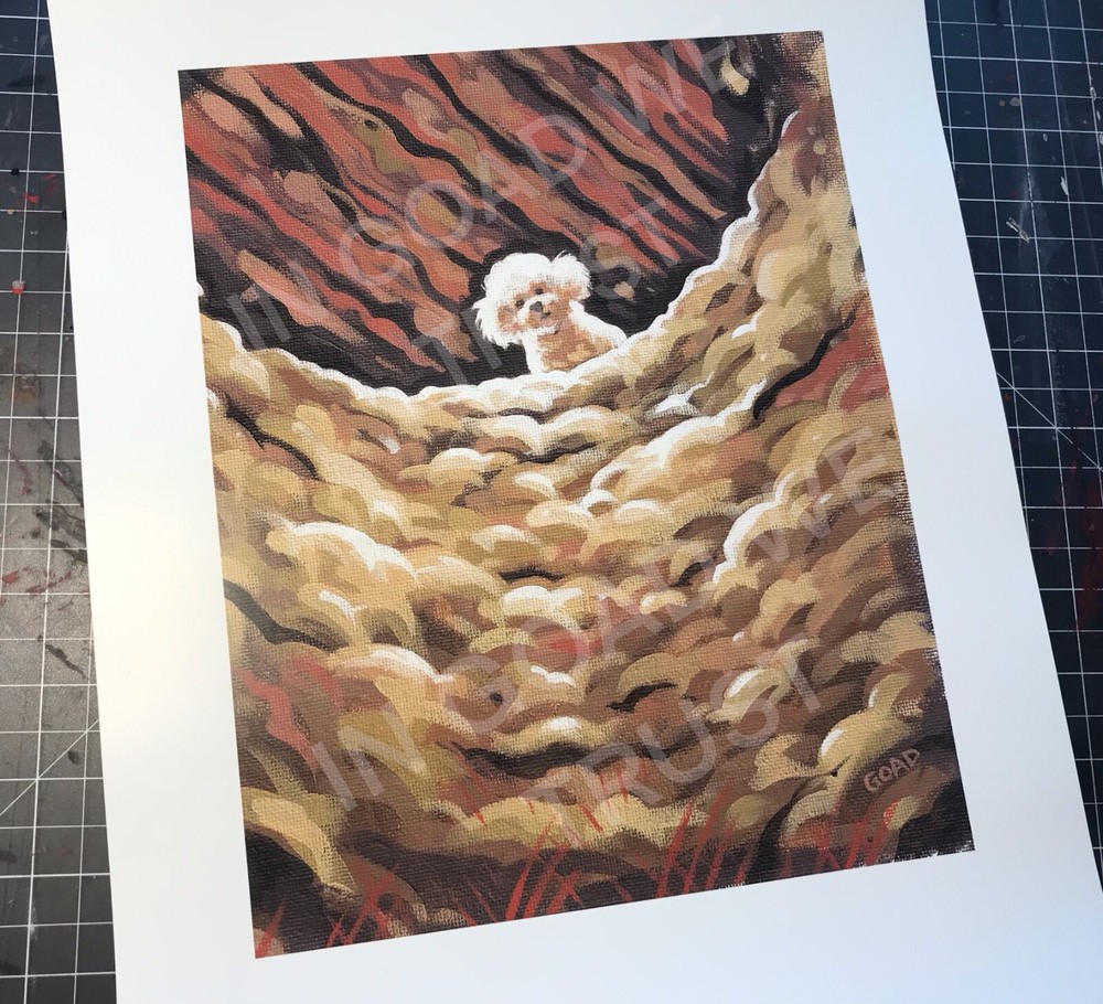 Precious Art Print Goad signed