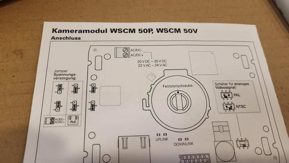 COMMEND WSCM50P.C CAMERA