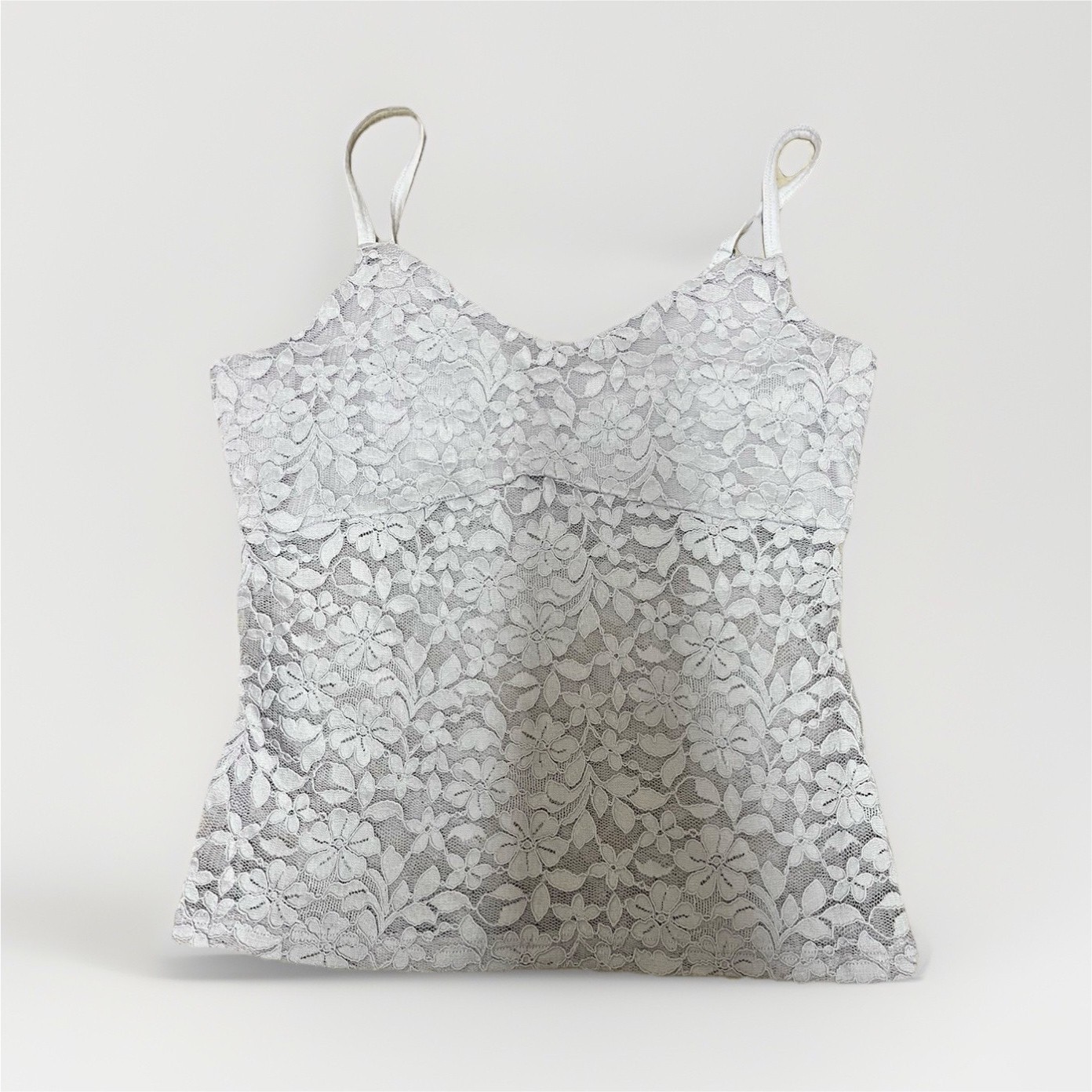 Hollister Lace Floral Adjustable Strap purple Camisole Tank Top Women’s Size M