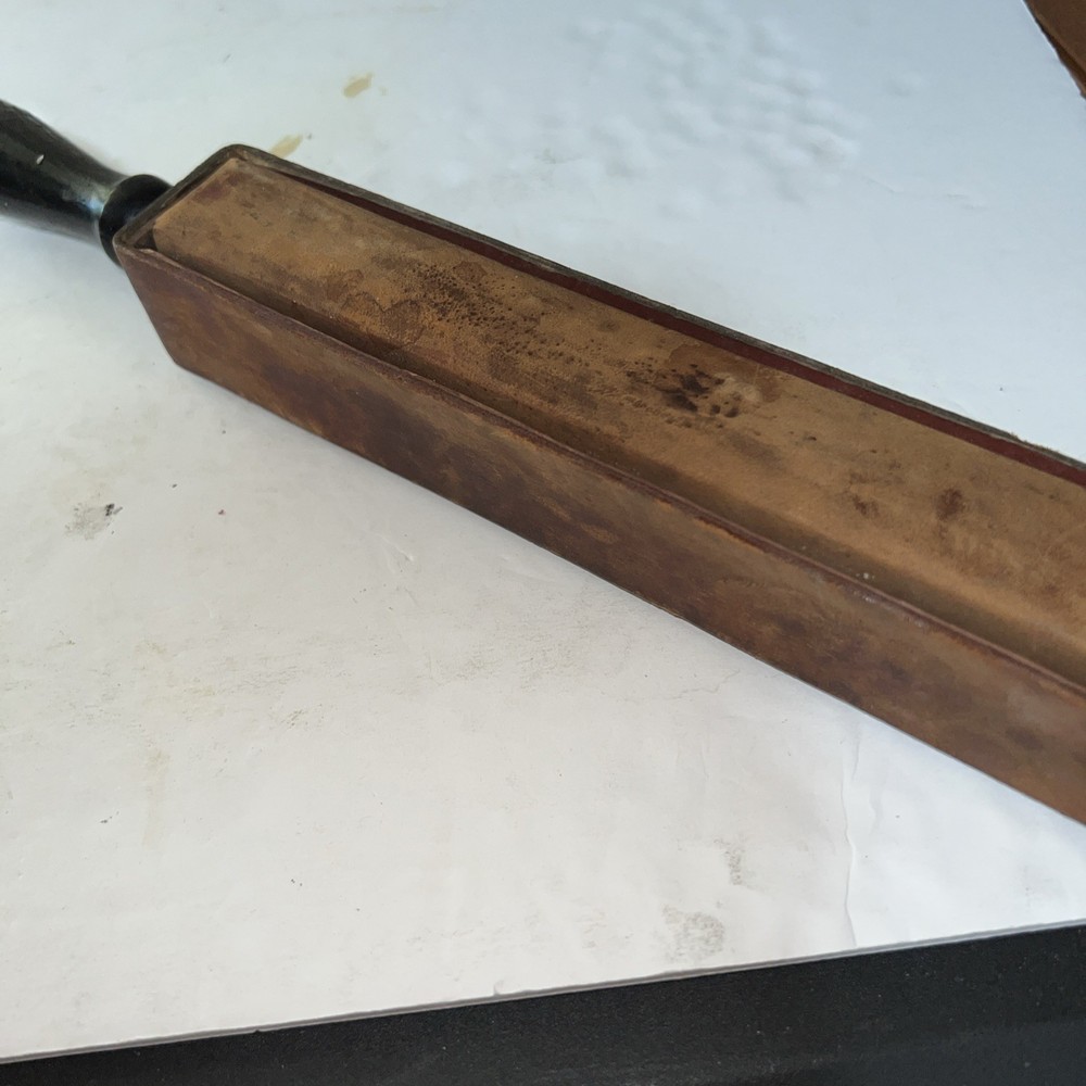 Vintage Straight razor SHARPENING Paddle Strop