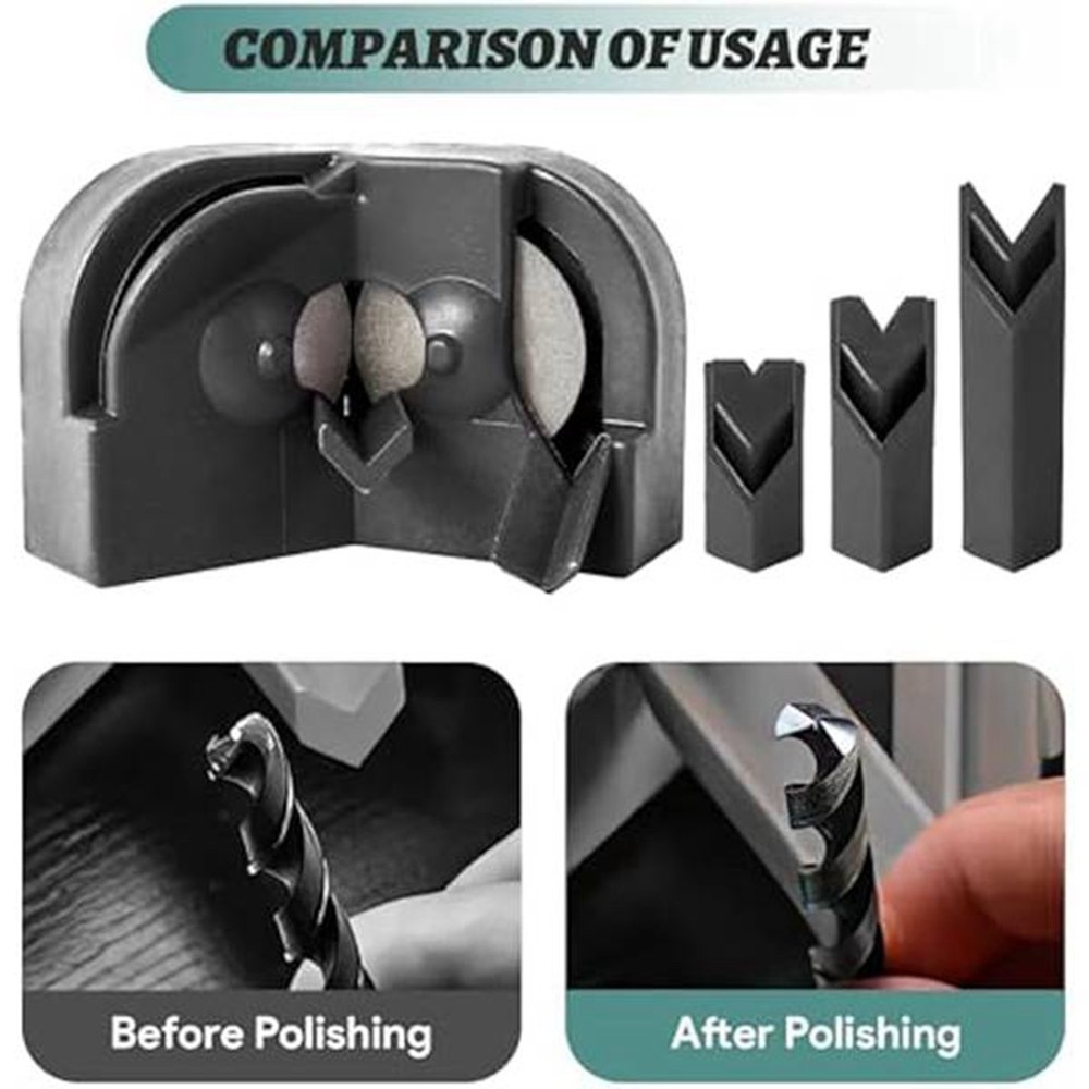 Drill Bit Sharpener Multipurpose Grinding, Electric Drill Sharpener2554