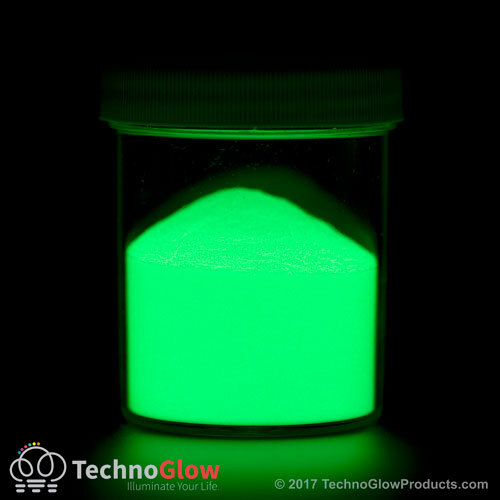 Green Glow In The Dark Pigment Powder - GID and UV Reactive