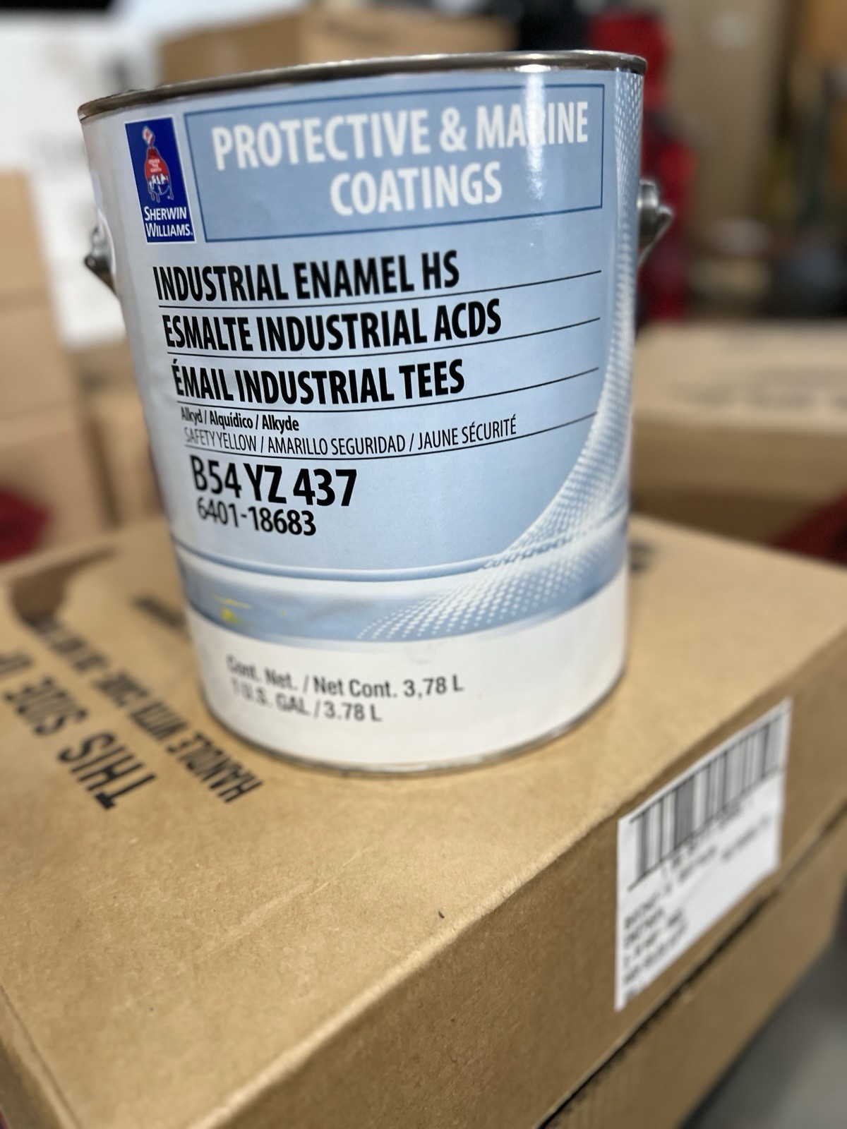 Sherwin Williams Protective & Marine Industrial Polyurethane Gloss Safety Yellow