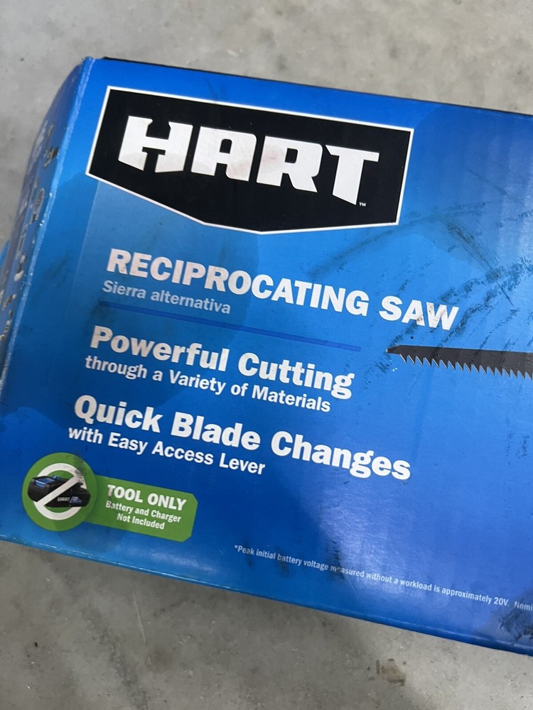Hart HPR501 Reciprocating Saw 20v -TOOL ONLY