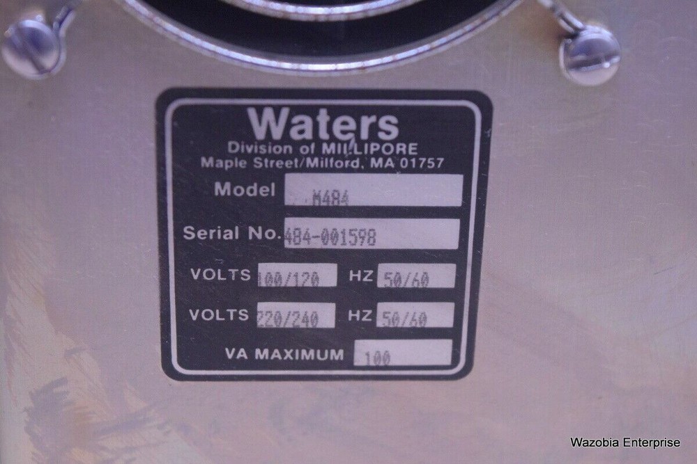 TUNABLE ABSORBANCE DETECTOR WATERS 484