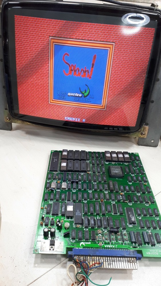 SPLASH * working orıjınal JAMMA PCB