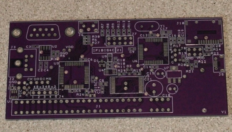 ZX Spectrum Interface 1bis Ver 4c, Rev 2.11 PCB