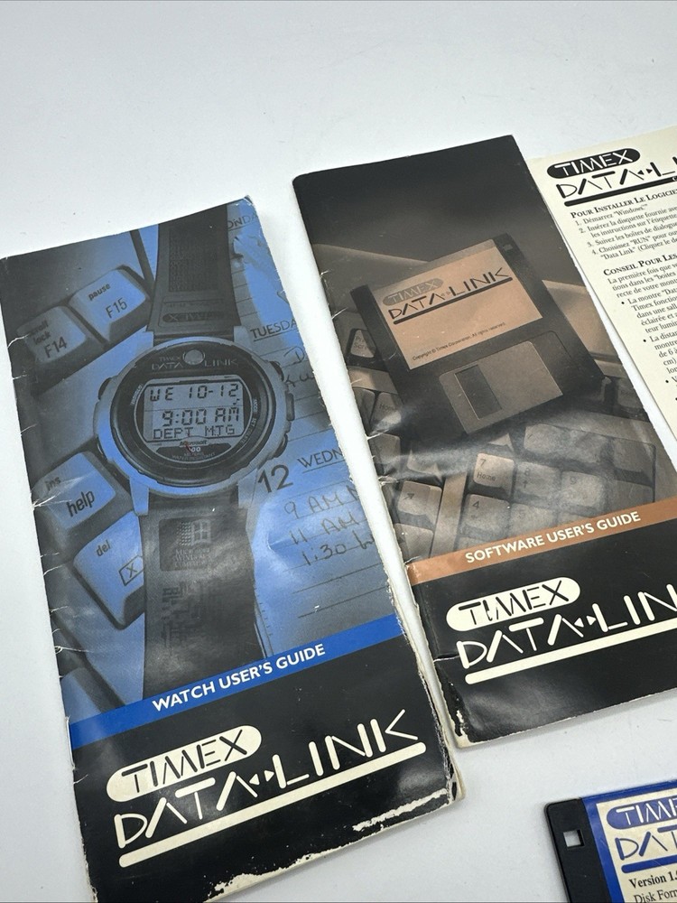 TIMEX DATA LINK Manuals And Floppy Disk ONLY*