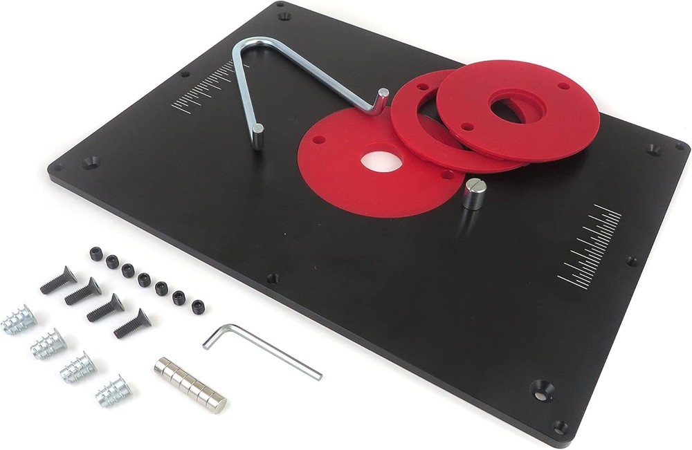 388206 Router Table Insert Plate for Tables Anodized...
