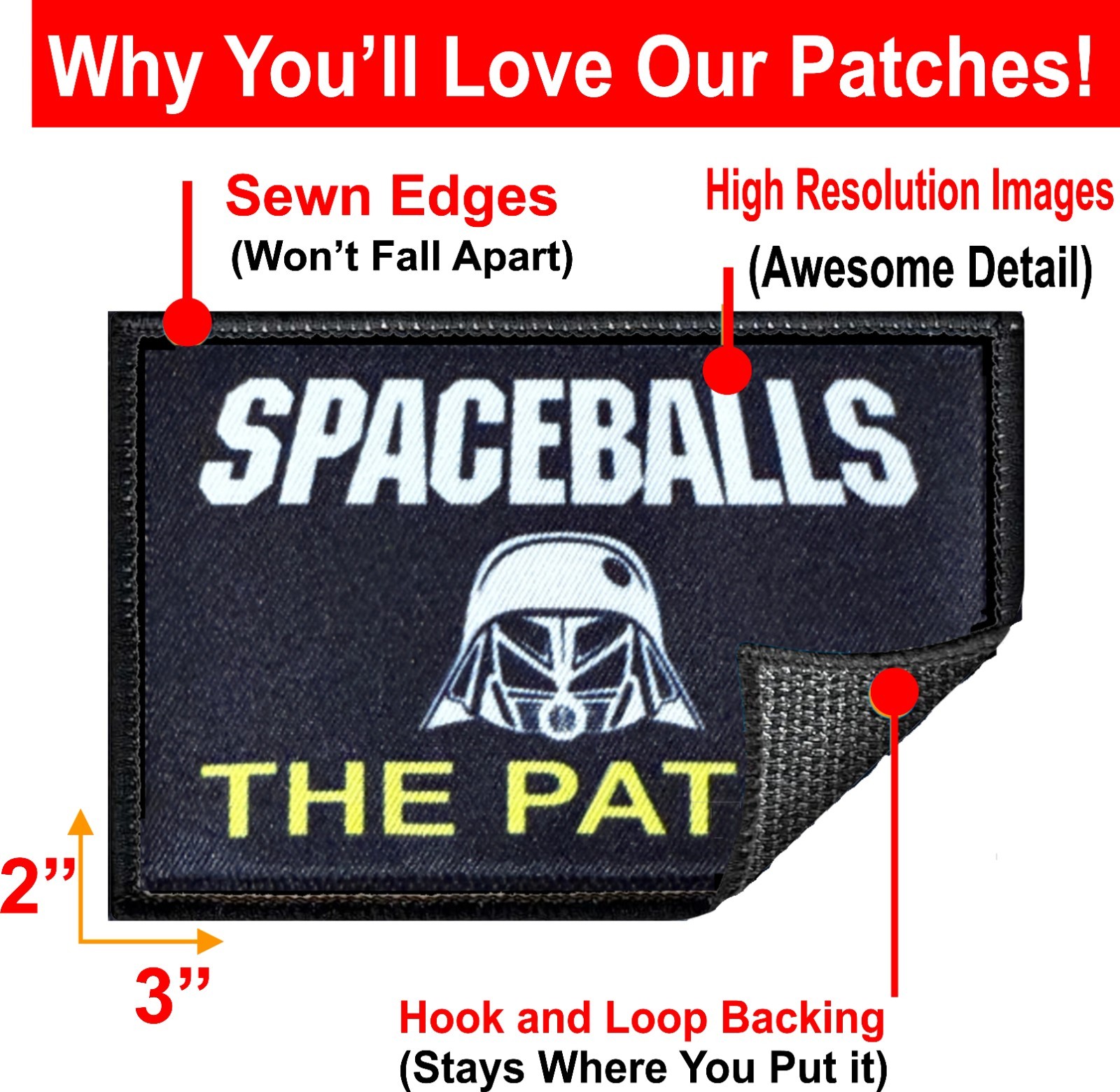 SpaceBalls The Patch Funny Morale Patch Use the Schwartz and buy this patch!