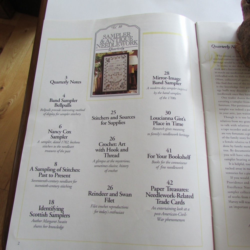 Sampler & Antique Needlework Quarterly Vol 9