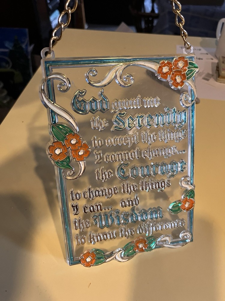 Serenity Prayer Sun Catcher