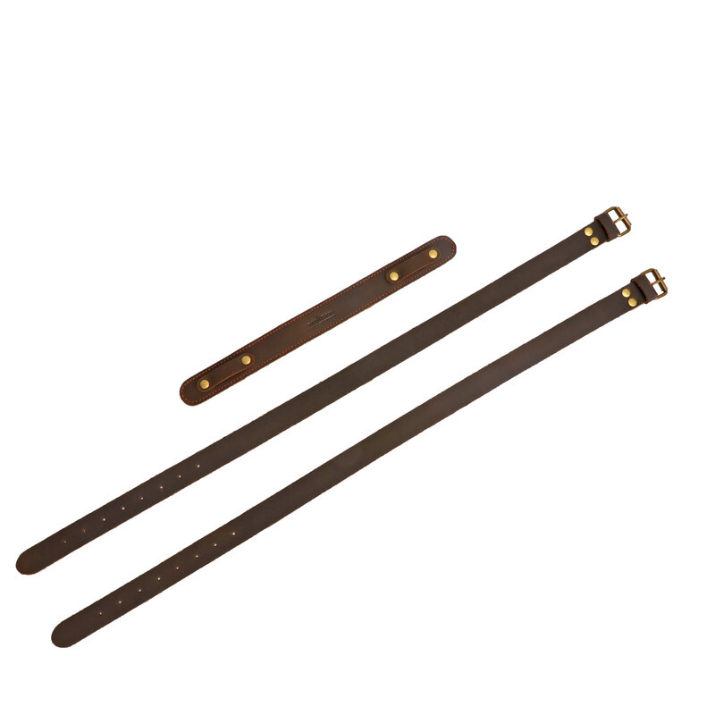 Leather Picnic Motorcycle Blanket Carrying Handle Belt Bedroll Strap Adjustable