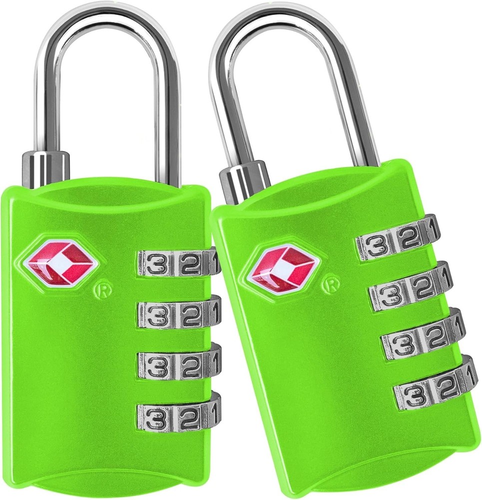 Durable TSA Approved Locks - Versatile 4-Digit Keyless Security for Travel