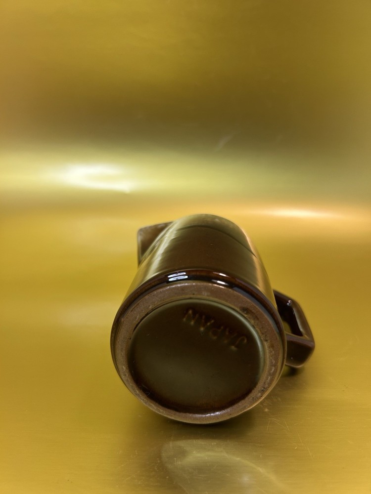 Brown Drip Glaze Ice Lip Pitcher,