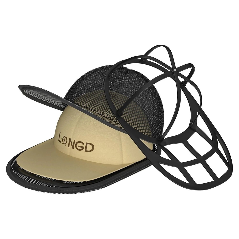 Hat Washer for Baseball Caps Sturdy Cleaning Protector with Frame Cage Laundry
