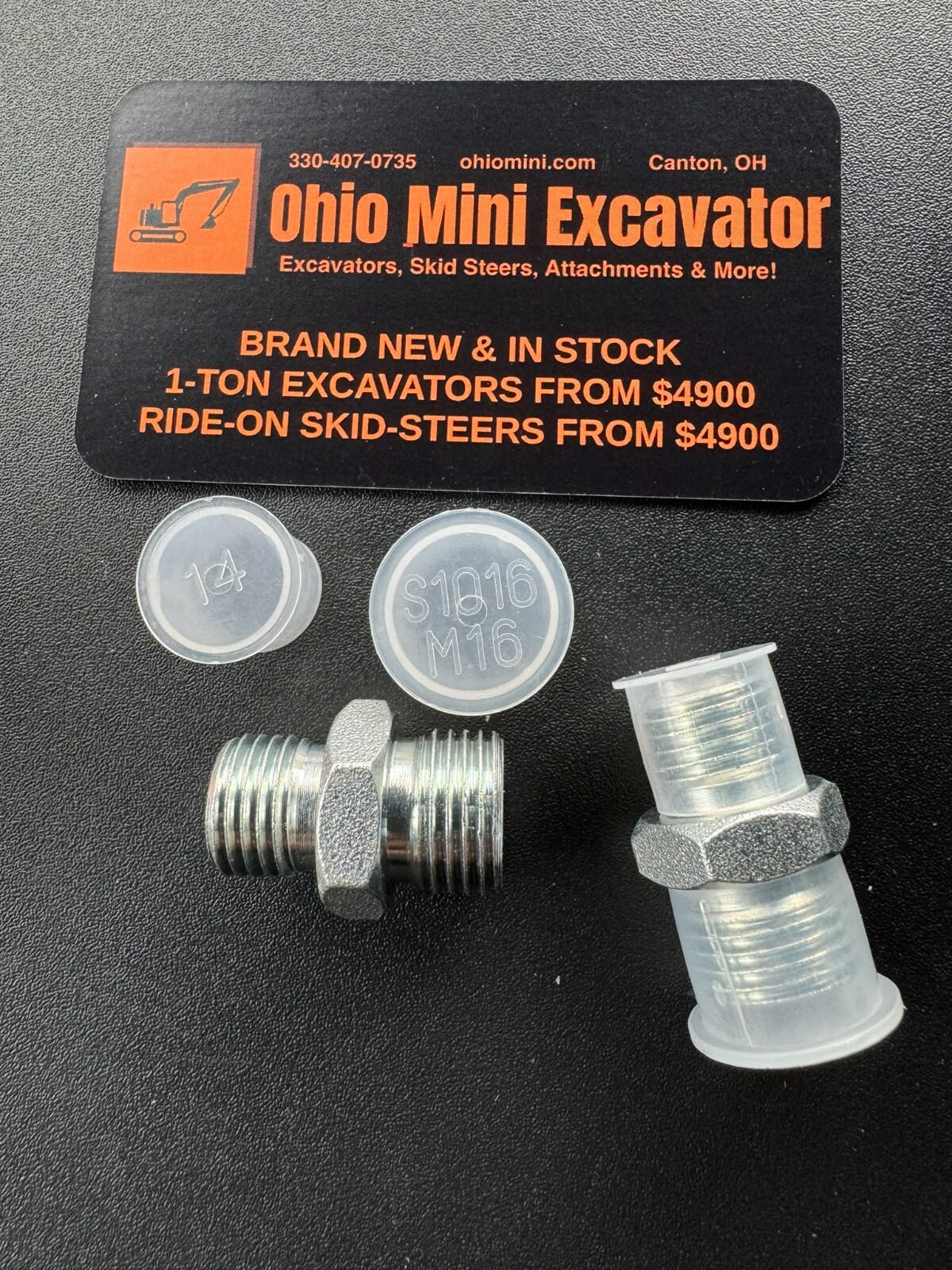 Adapter for AGT QNT30 QNT50 Bobcat to fit 25MM Attachments- Custom MADE IN OHIO!