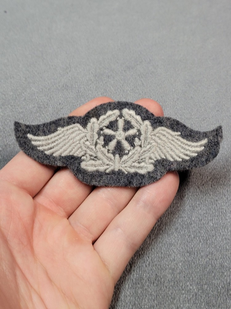 German WW2 Luftwaffe Flight Technical Personnel Mechanics Trade Patch Bring Back