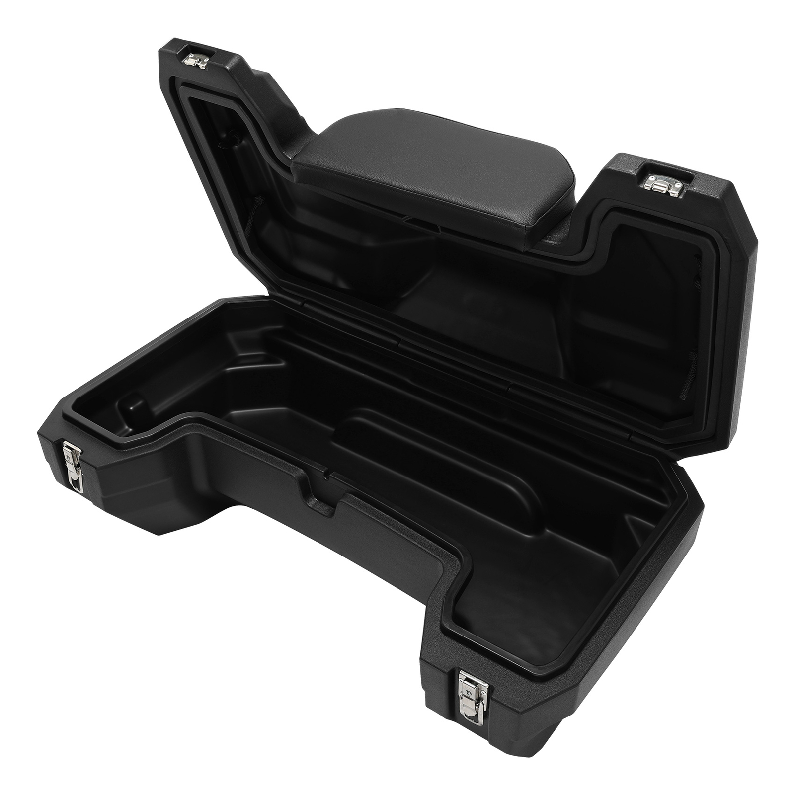 ATV Rear Seat Rack Cargo Storage Pack Trunk Passenger Luggage Tour Tail Box US