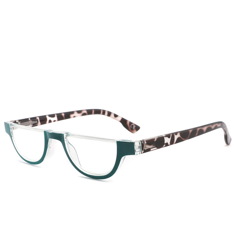 Kerecsen 4 Pack Reading Glasses Spring Hinges Half Moon Semi Rimless Reader New