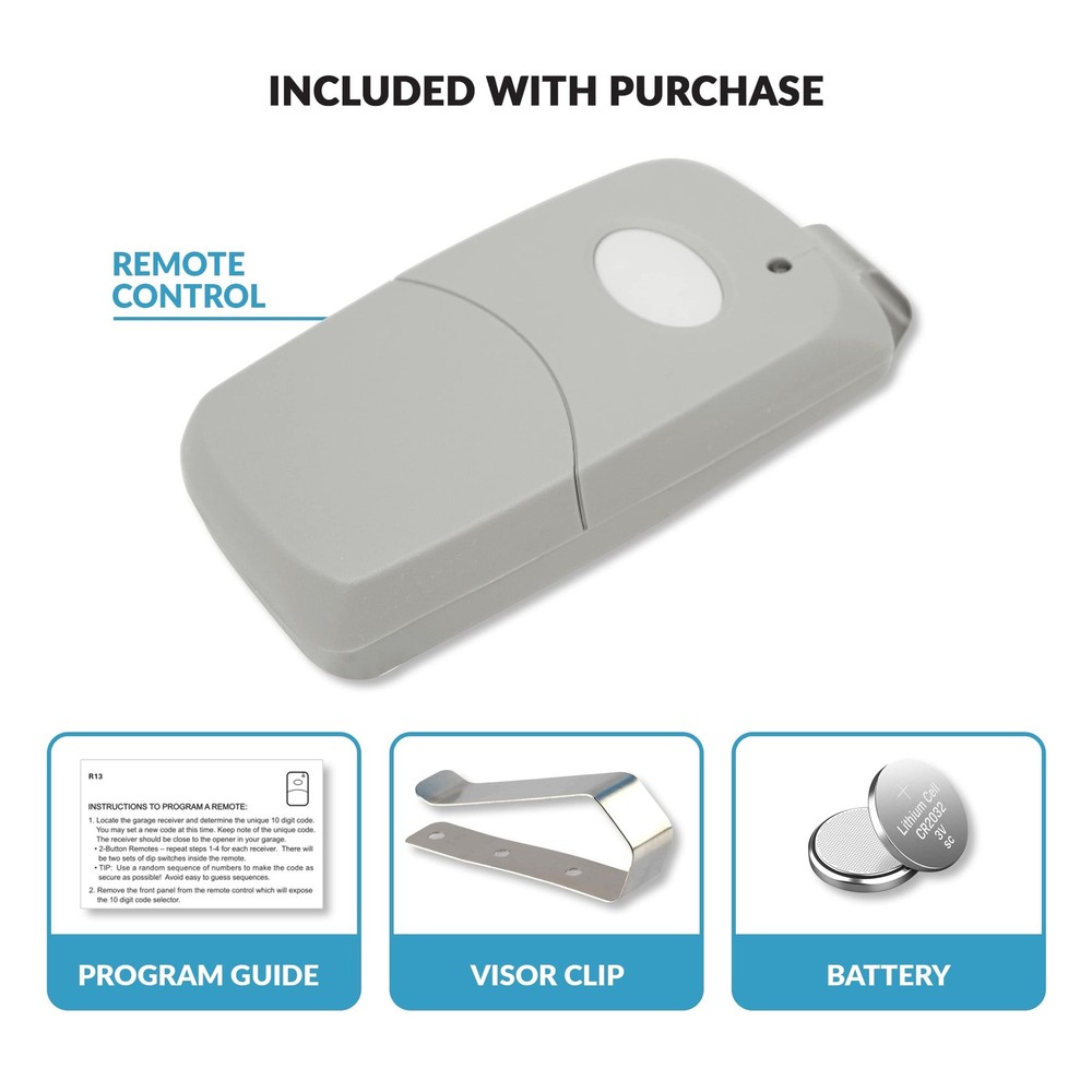 Garage Door Remote Replacement for Linear Multi-Code 3089 308911 MCS308911 (W...