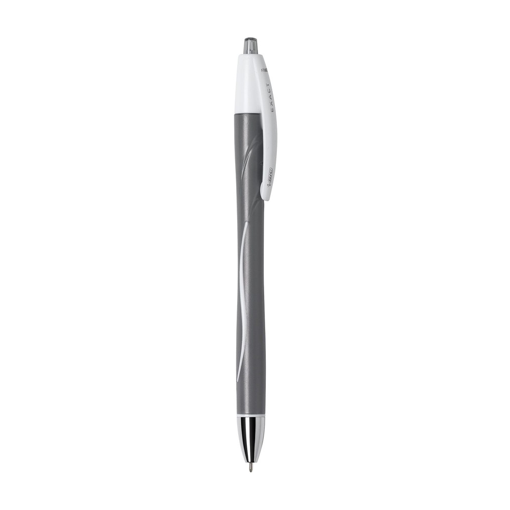 Atlantis Exact Retractable Ball Point Pen, Black, 12 Pack