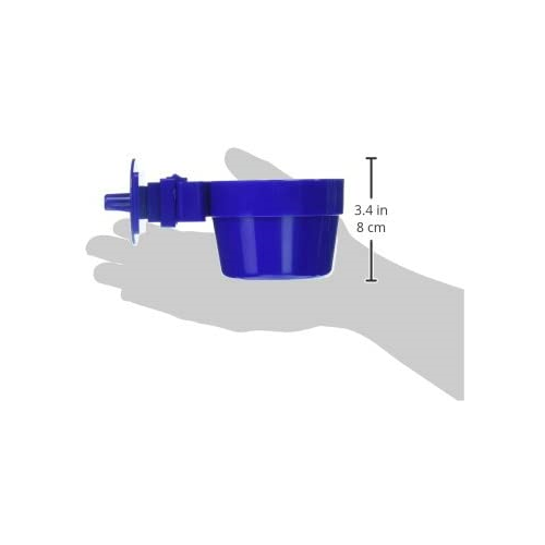 Ware Plastic Slide-N-Lock Small Pet Crock, 10 Ounce, Assorted Colors (1 Pack)
