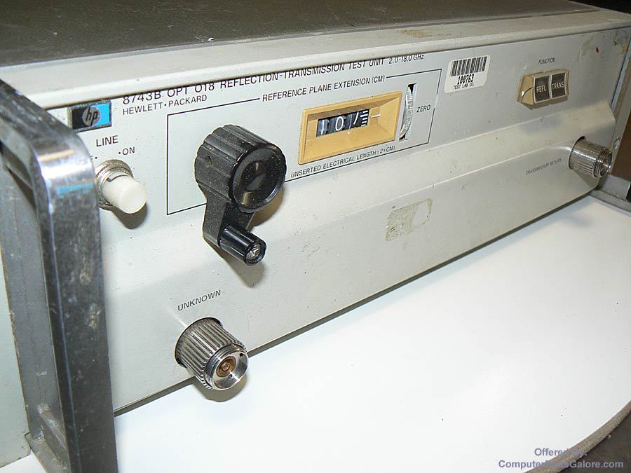 HP 8743B Opt 018 Reflection-Transmission Test Unit