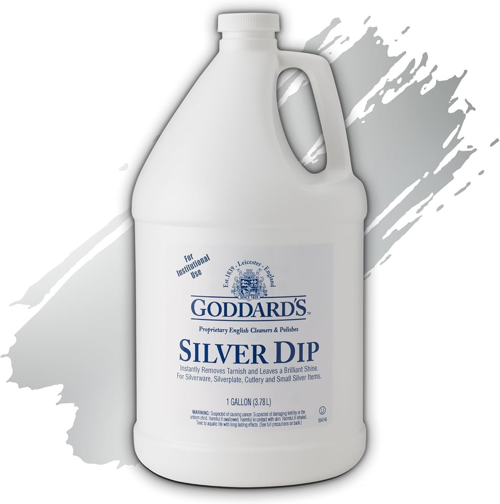 Goddard’s Silver Cleaner Dip – Jewelry Solution for 1 Gallon