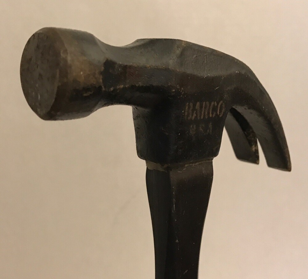 BARCO USA Claw Hammer Construction Black Rubber grip Framing tools