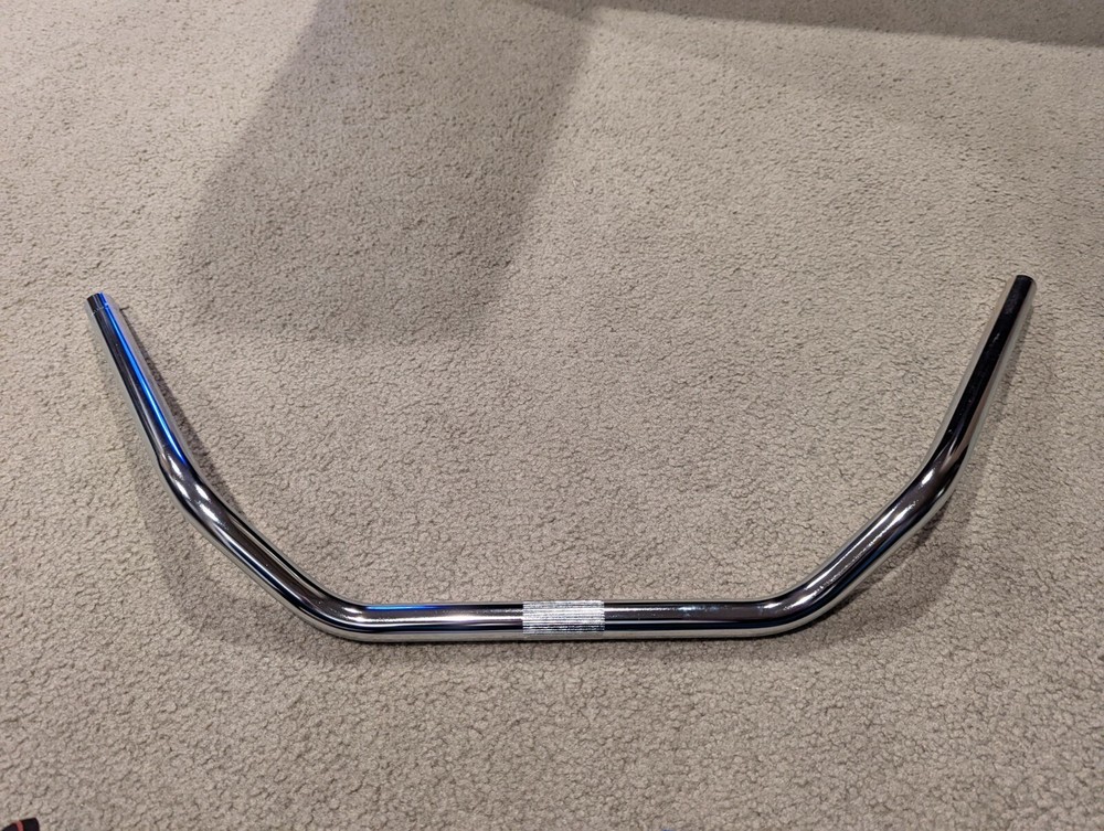 NEW CHROME BEACH CRUISER HANDLE BARS (25.4 MM ) (10"pullback)