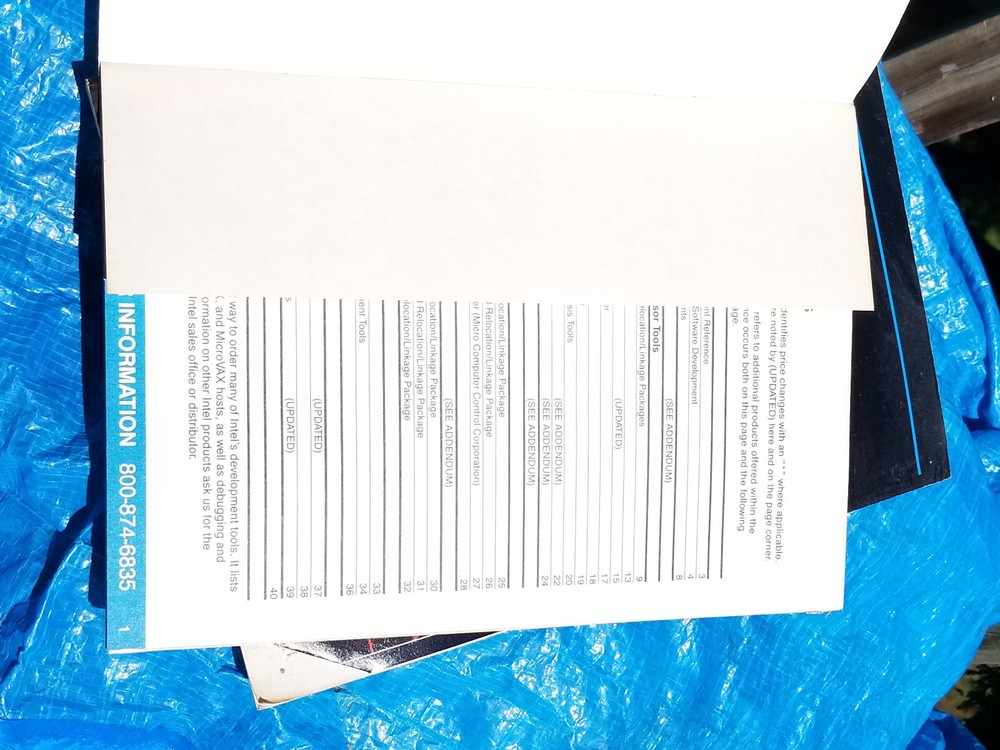 2 VINTAGE ELECTRONICS BOOKS 1986,'88 INTEL OPERATING SYSTEMS 80286 TOOLS CATALOG