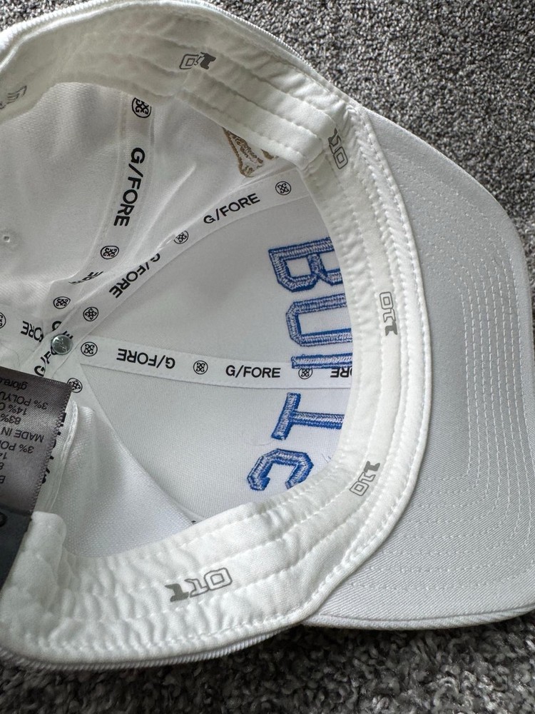 G/Fore Hat Cap Snapback One Size White Golf Hat Adjustable BOLTS