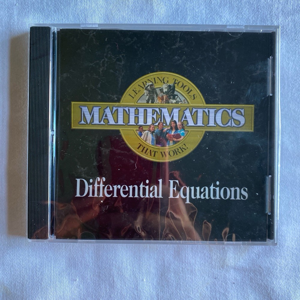 Mathematics Differential Equations Learning Tools Pro One Software PC-ROM New