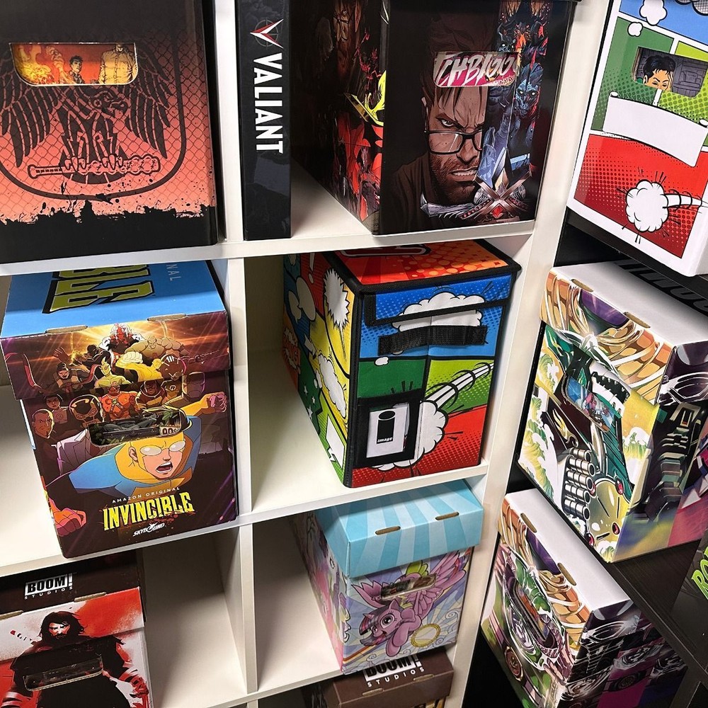 5 BCW POW Art Comic Book Foldaway Totes