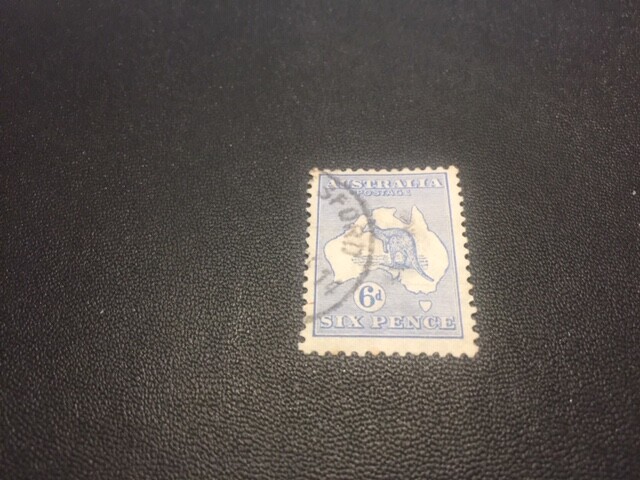 Australia stamp 8 used