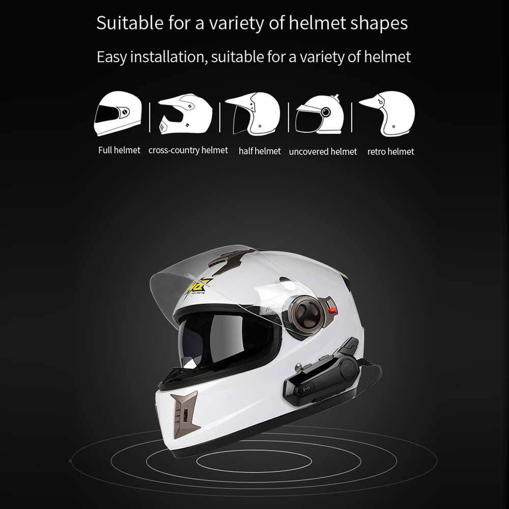 Motorcycle with Headset Waterproof Universal V2K9