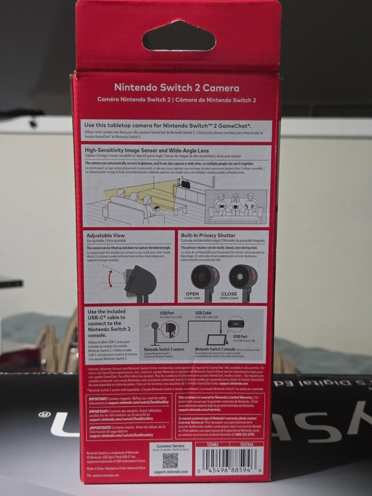Nintendo Switch™ 2 Camera - OEM AUTHENTIC - OPEN BOX