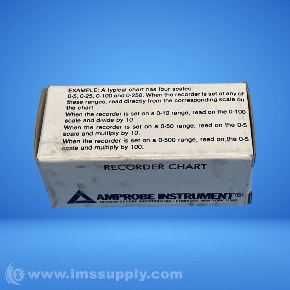 Amprobe 830AV600 Recorder Chart Paper FNFP