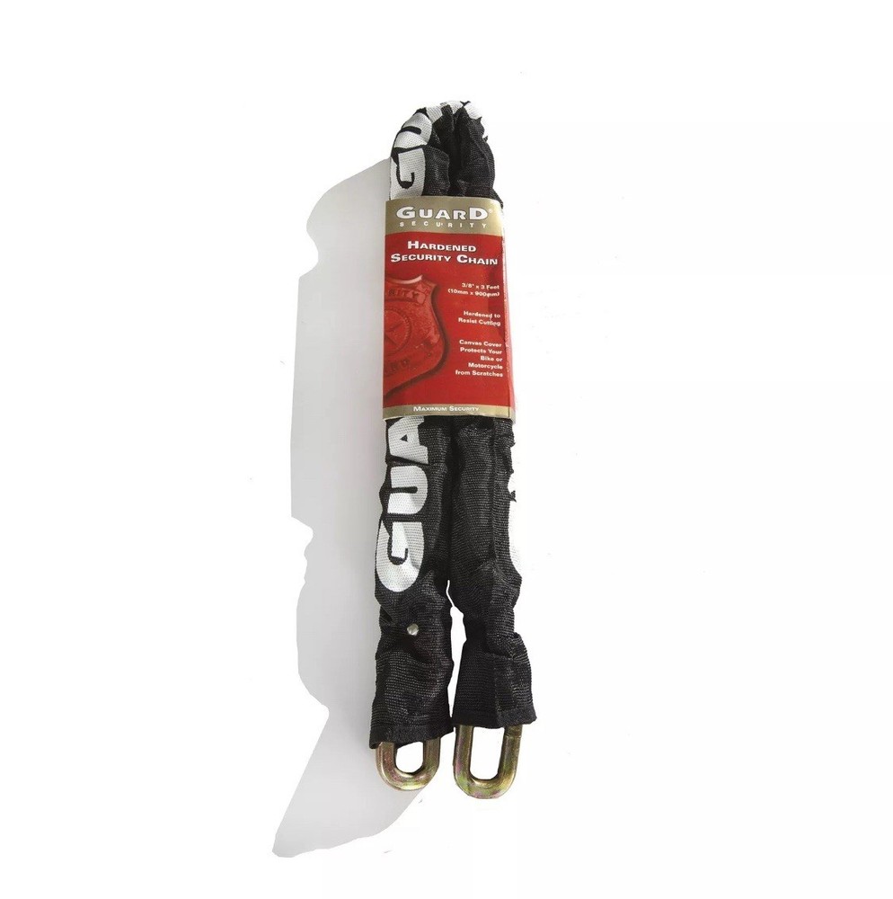 Guard Security 3-Foot Hardened Security Chain - Heavy Duty, Canvas Cover